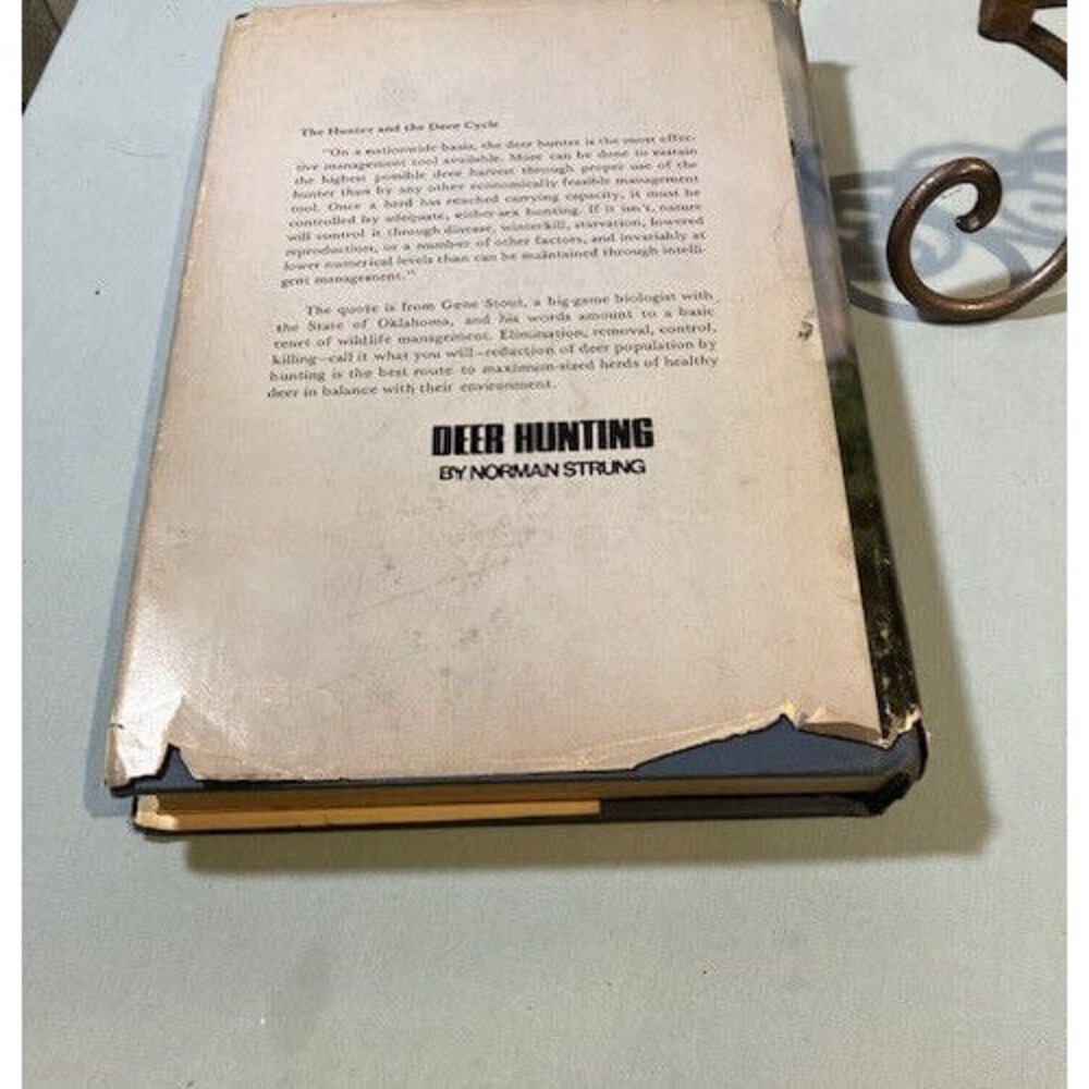 Vintage‎ 1973 "Deer Hunting" by Norman Strung Hardcover 236 Pages - Picture 2 of 10